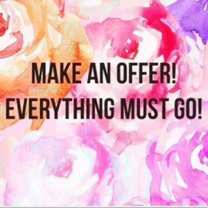 I’m trying to live more minimally!! Make an offer!